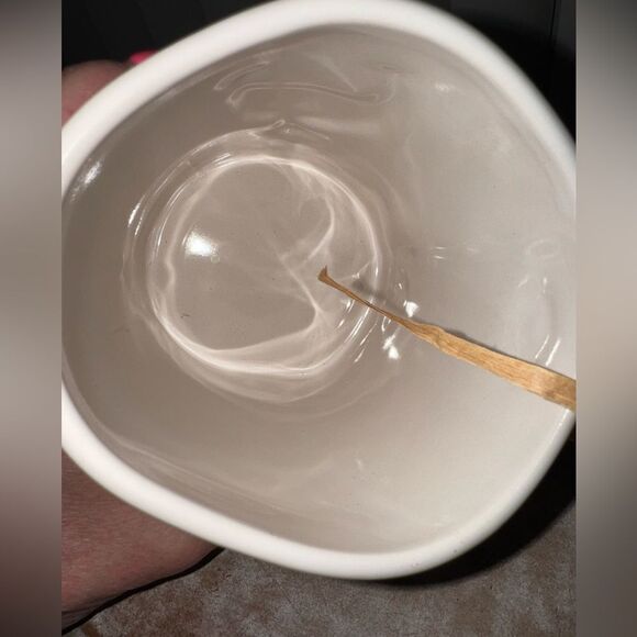 Rae Dunn 2 sided hand painted White Mug with Rooster Design - Picture 5 of 5